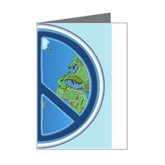 World Peace Mini Greeting Card from ArtsNow.com Left