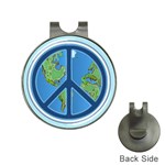 World Peace Golf Ball Marker Hat Clip