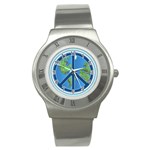 World Peace Stainless Steel Watch