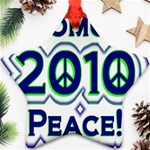 Promote Peace-2010 Ornament (Star)