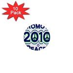 Promote Peace-2010 1  Mini Button (10 pack) 