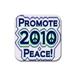 Promote Peace-2010 Rubber Coaster (Square)