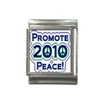 Promote Peace-2010 Italian Charm (13mm)