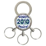 Promote Peace-2010 3-Ring Key Chain