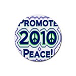 Promote Peace-2010 Rubber Coaster (Round)