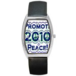 Promote Peace-2010 Barrel Style Metal Watch