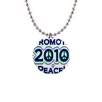 Promote Peace-2010 1  Button Necklace