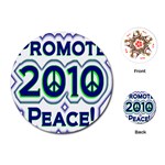 Promote Peace-2010 Playing Cards (Round)