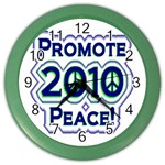 Promote Peace-2010 Color Wall Clock