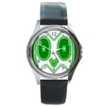 Parenthetics - Owlish   Round Metal Watch