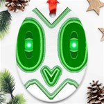 Parenthetics - Owlish   Ornament (Oval)