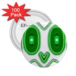 Parenthetics - Owlish   2.25  Button (100 pack)