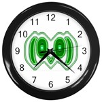 Parenthetics - Owlish   Wall Clock (Black)