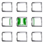 Parenthetics - Owlish   Mega Link Italian Charm (9 pack)