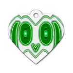 Parenthetics - Owlish   Dog Tag Heart (One Side)