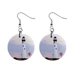 Evening s Light 1  Button Earrings