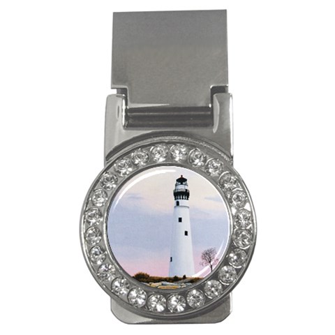 Evening s Light Money Clip (CZ) from ArtsNow.com Front