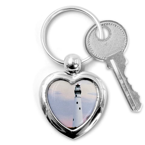 Evening s Light Key Chain (Heart) from ArtsNow.com Front