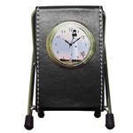 Evening s Light Pen Holder Desk Clock