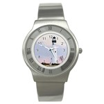 Evening s Light Stainless Steel Watch