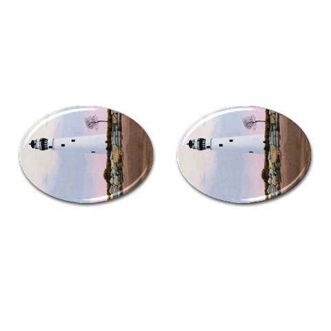 Evening s Light Cufflinks (Oval) from ArtsNow.com Front(Pair)