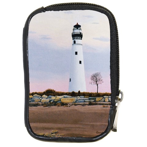 Evening s Light Compact Camera Leather Case from ArtsNow.com Front