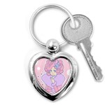 Bubbles Pink Key Chain (Heart)