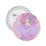 Bubbles Pink 2.25  Button