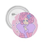 Bubbles Pink 2.25  Button