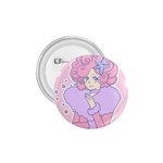 Bubbles Pink 1.75  Button