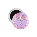 Bubbles Pink 1.75  Magnet