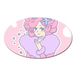 Bubbles Pink Magnet (Oval)