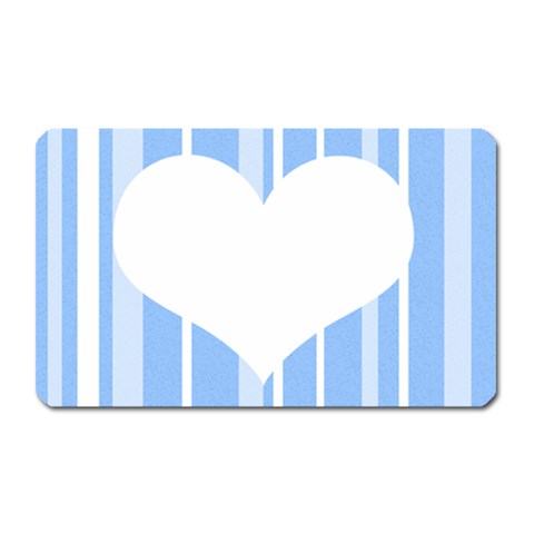 Heart and Stripes Magnet (Rectangular) from ArtsNow.com Front
