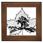 Maple & Eagle Framed Tile