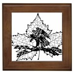 Maple & Eagle Framed Tile