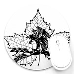 Maple & Eagle Round Mousepad