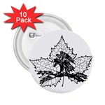 Maple & Eagle 2.25  Button (10 pack)