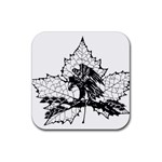 Maple & Eagle Rubber Coaster (Square)