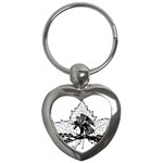 Maple & Eagle Key Chain (Heart)