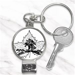 Maple & Eagle Nail Clippers Key Chain