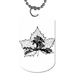 Maple & Eagle Dog Tag (One Side)