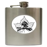 Maple & Eagle Hip Flask (6 oz)