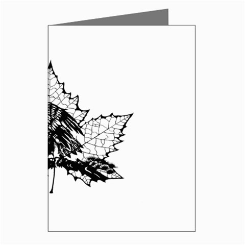 Maple & Eagle Greeting Cards (Pkg of 8) from ArtsNow.com Left
