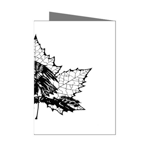 Maple & Eagle Mini Greeting Cards (Pkg of 8) from ArtsNow.com Left