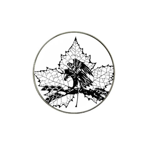 Maple & Eagle Hat Clip Ball Marker from ArtsNow.com Front
