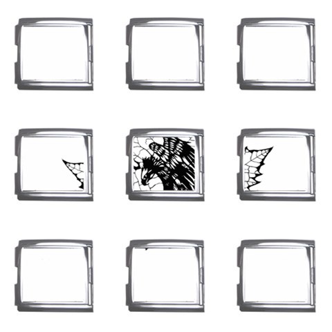 Maple & Eagle Mega Link Italian Charm (9 pack) from ArtsNow.com Front