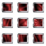 Red Swirl Mega Link Italian Charm (9 pack)