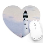 Evening s Light Mousepad (Heart)