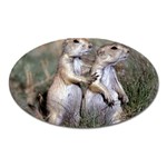 Prairie_Dogs Magnet (Oval)