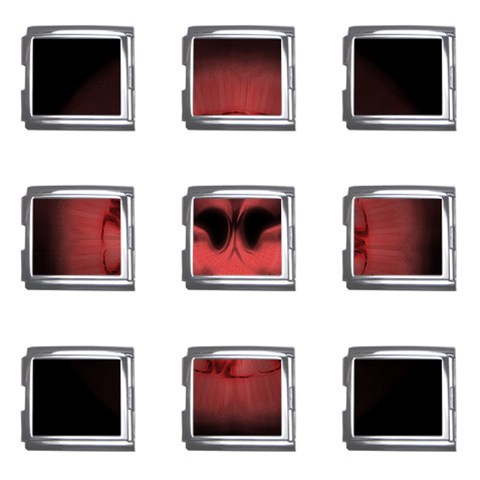 Aliens Red Mega Link Italian Charm (9 pack) from ArtsNow.com Front